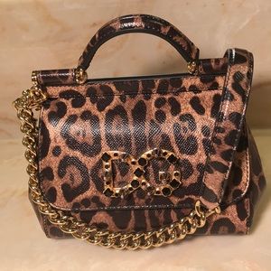 Dolce&Gabbana Sicily DG Girl Mini Bag Leopard NWT